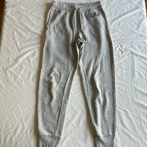 Gap Women's Small Petite Light Heather Gray Drawstring Pull-On Joggers